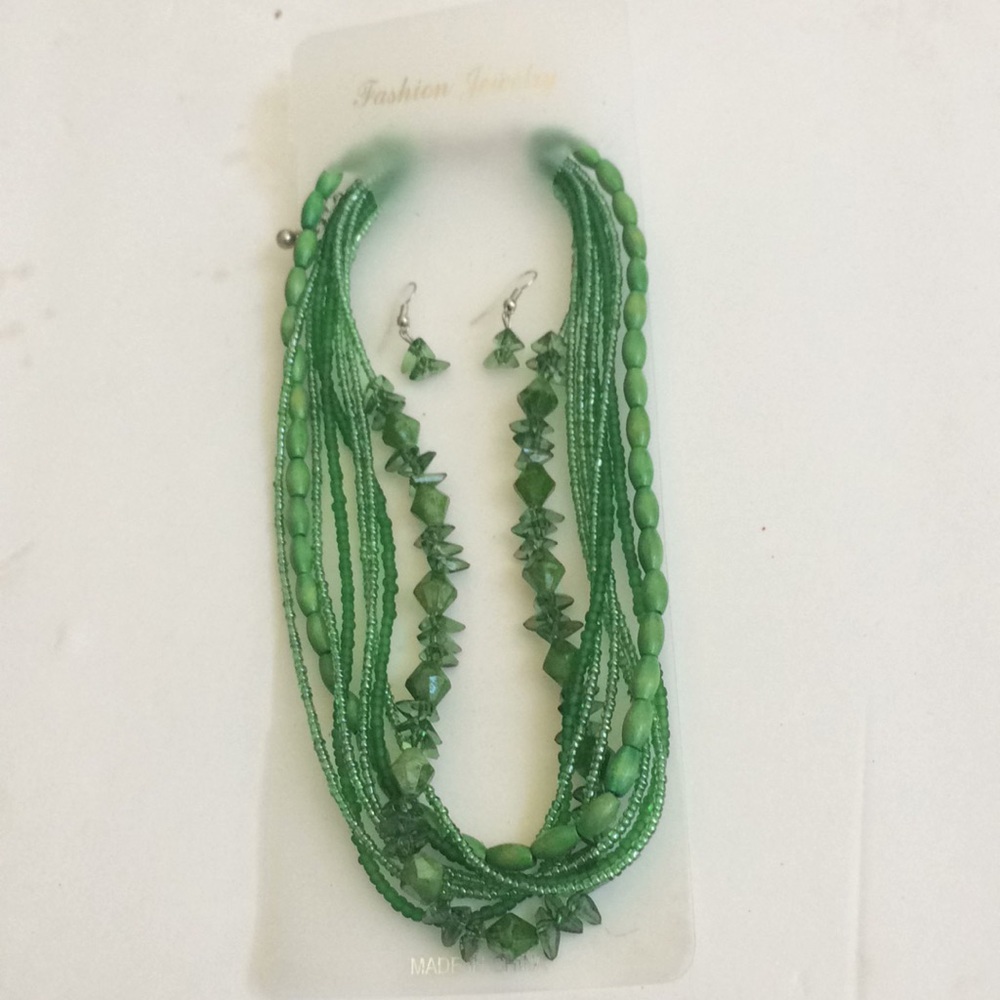 FINAL MARKDOWN NEW necklace and earring set